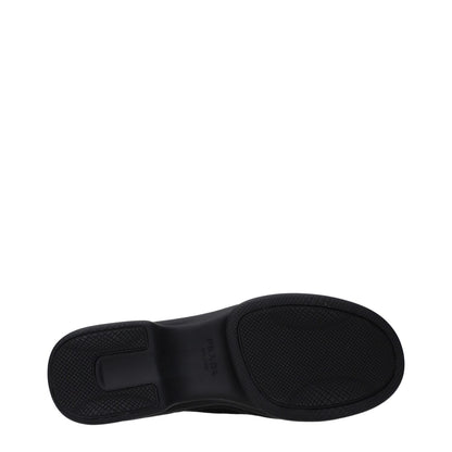 Prada Black Fabric Low Top Sneakers