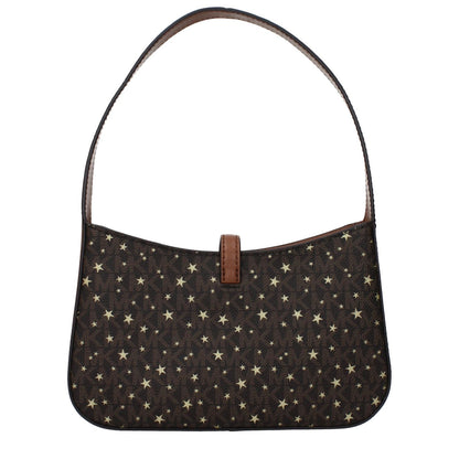 Michael Kors Brown Fabric Handbag