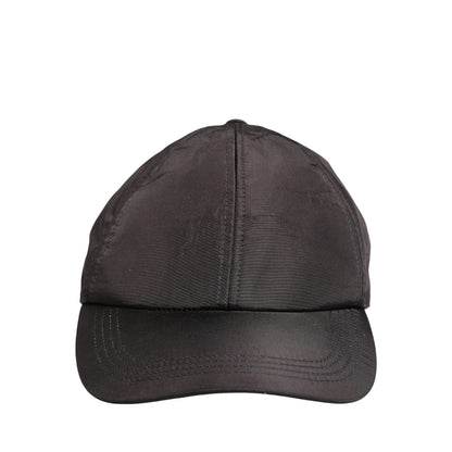 Dolce & Gabbana Men Black Cotton 6 Panels Baseball Cap Hat