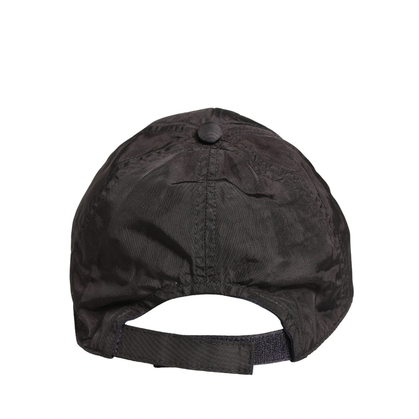 Dolce & Gabbana Men Black Cotton 6 Panels Baseball Cap Hat