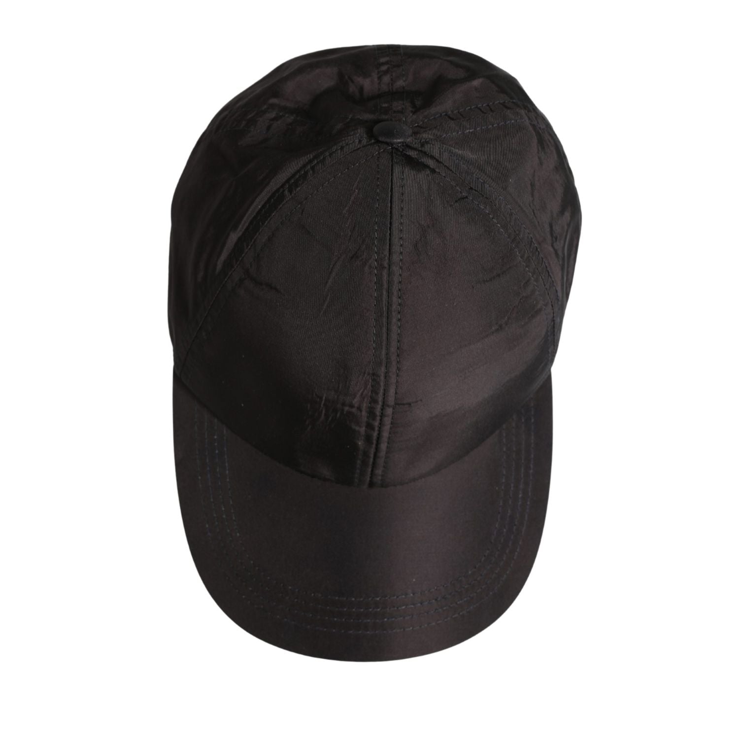 Dolce & Gabbana Men Black Cotton 6 Panels Baseball Cap Hat