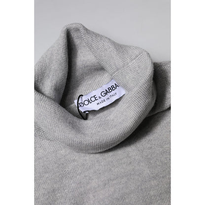 Dolce & Gabbana Gray LongSleeve Turtleneck Pullover Sweater