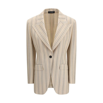 Dolce & Gabbana Multicolor Viscose Full-Length Jacket
