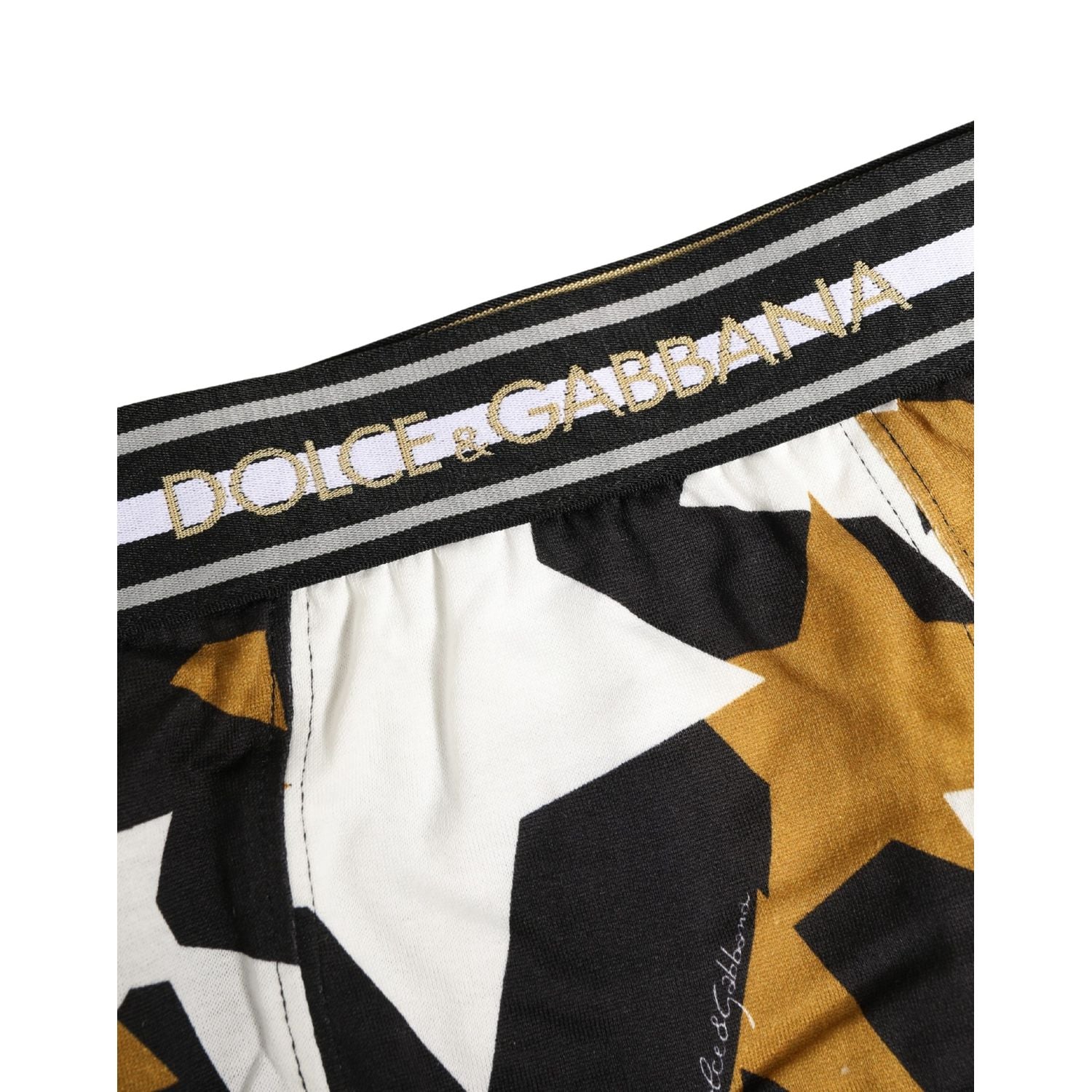 Dolce & Gabbana Multicolor Stars Print Regular Boxer Underwear