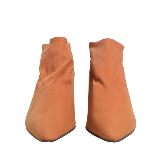 Dolce & Gabbana Brown Suede Ankle Boots Shoes