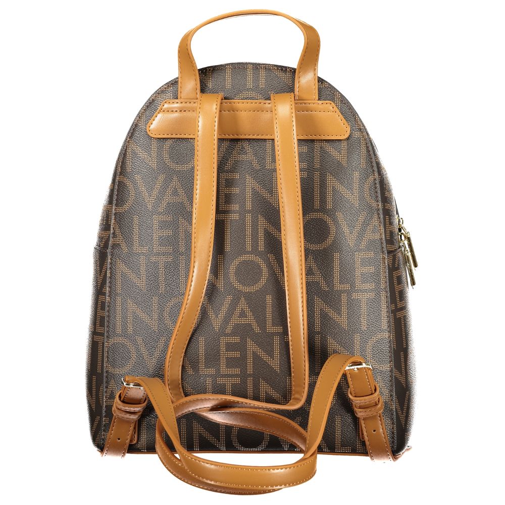 Valentino Brown Polyethylene Backpack