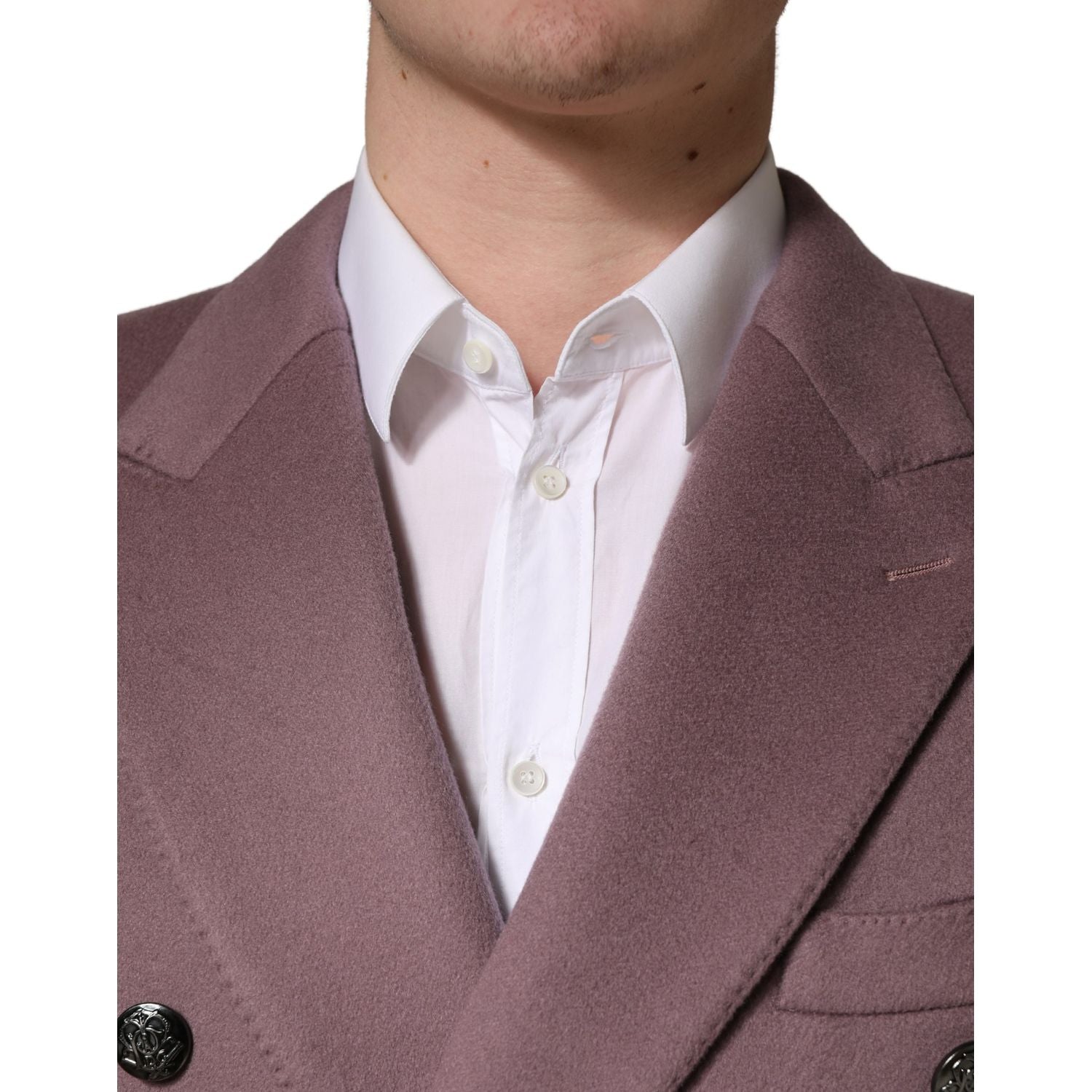 Dolce & Gabbana Brown Double Breasted Men Trench Coat Jacket