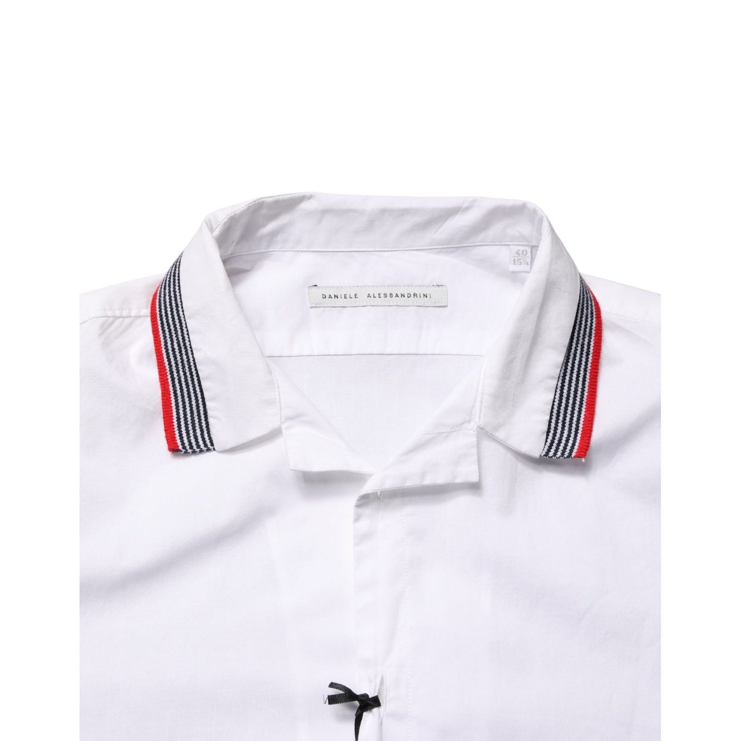 Daniele Alessandrini White Short Sleeves Button Down Shirt