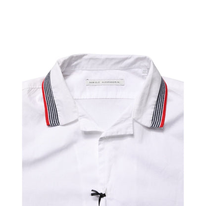 Daniele Alessandrini White Short Sleeves Button Down Shirt
