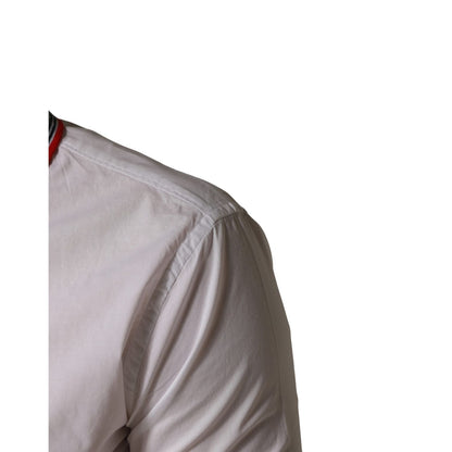 Daniele Alessandrini White Short Sleeves Button Down Shirt