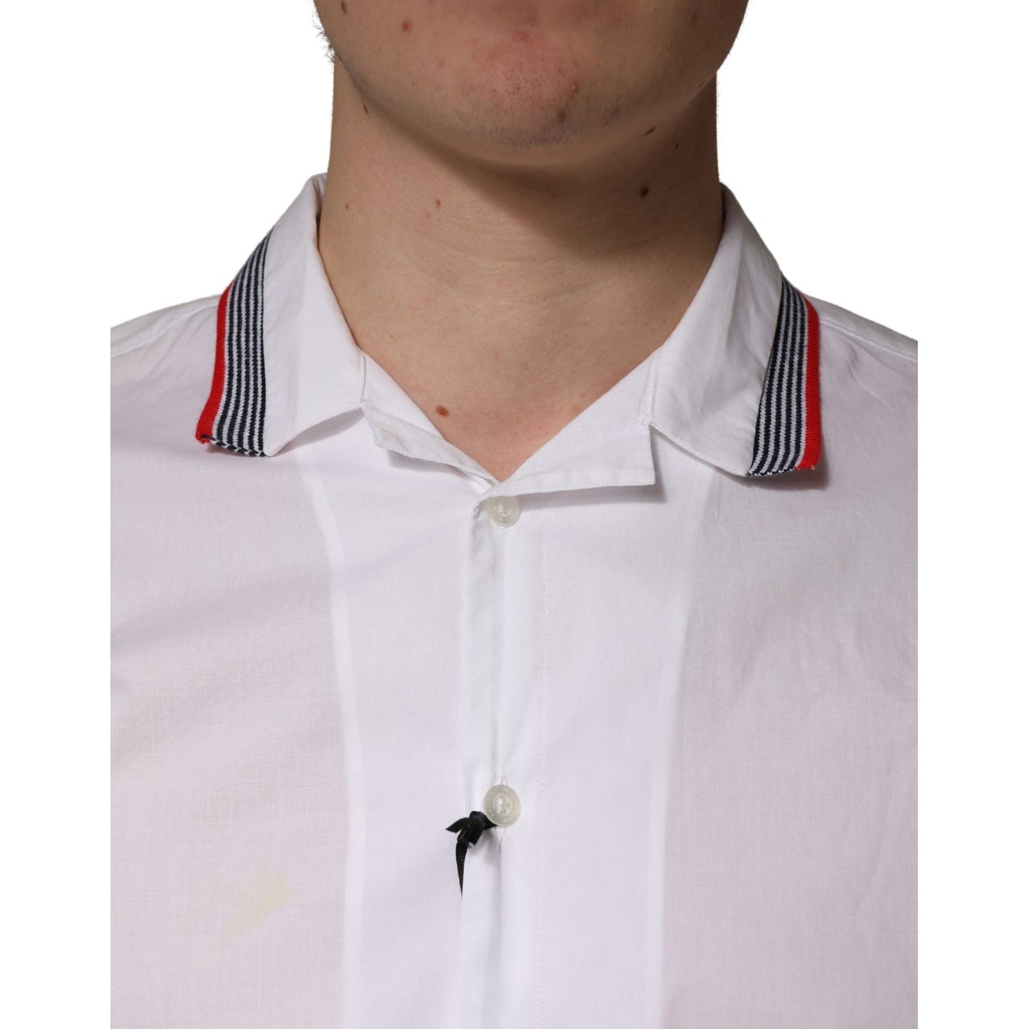 Daniele Alessandrini White Short Sleeves Button Down Shirt