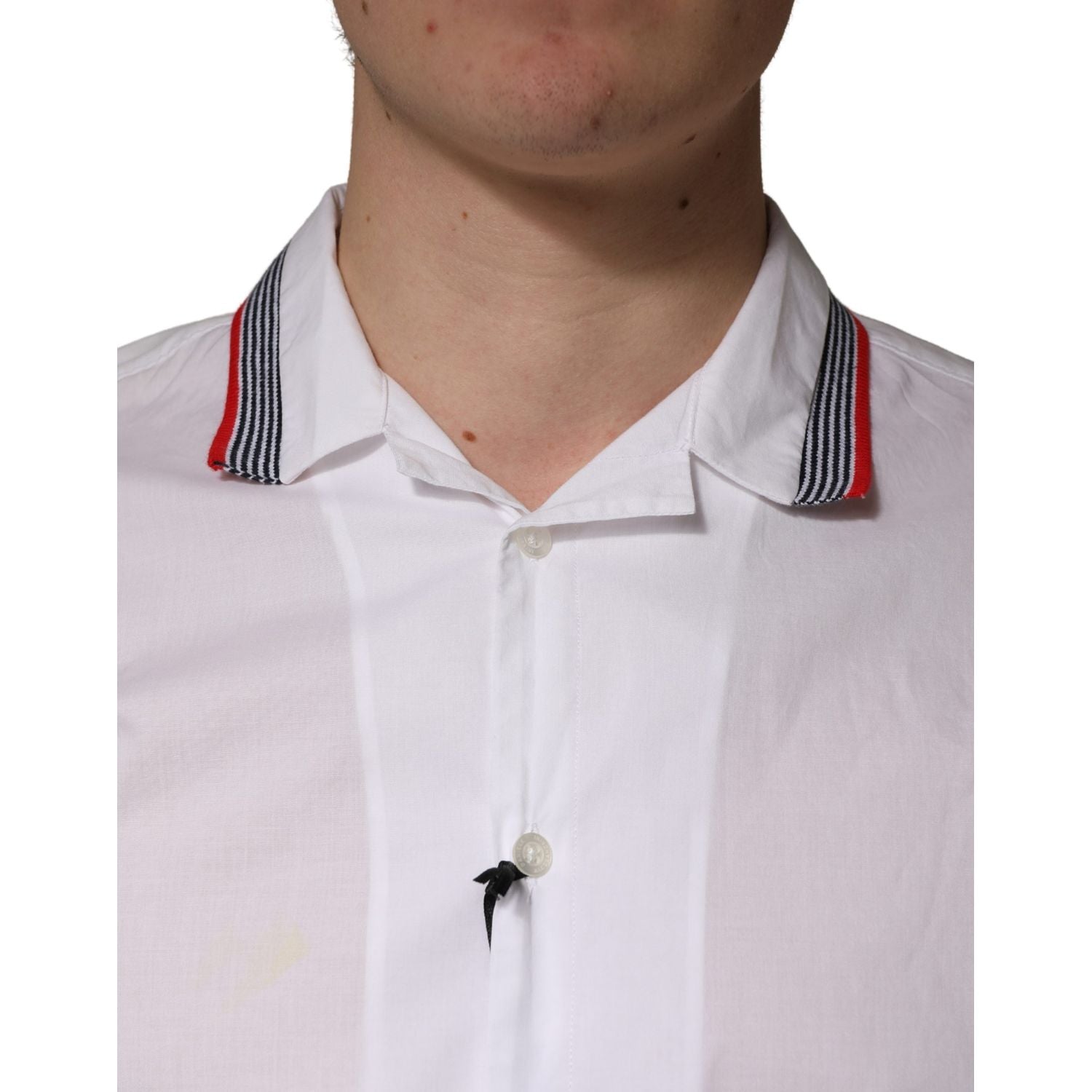 Daniele Alessandrini White Short Sleeves Button Down Shirt