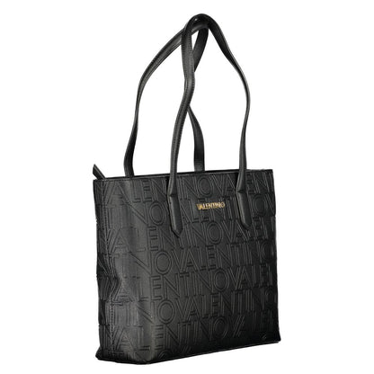 Mario Valentino Black Polyurethane Women's Bag