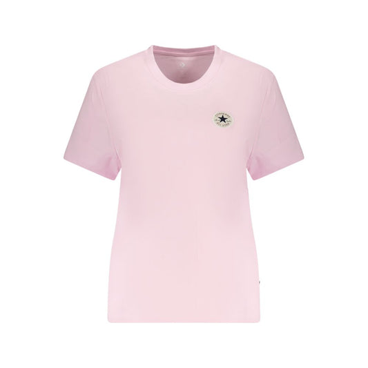 Converse Pink Cotton T-Shirt