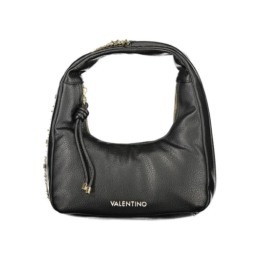 Mario Valentino Black Polyurethane Women's Bag