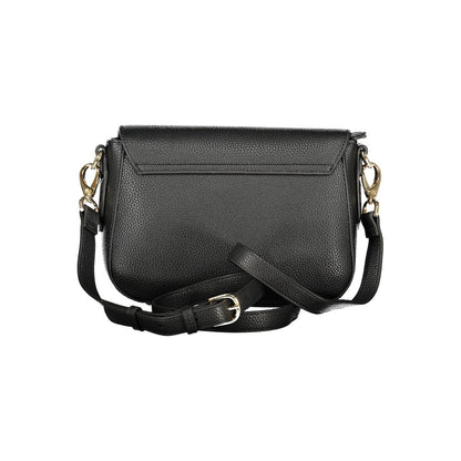 Mario Valentino Black Polyurethane Women's Bag