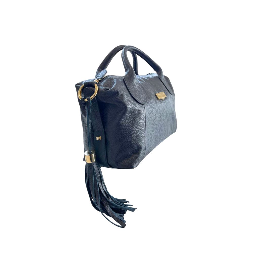 Baldinini Trend Blue Leather Women Handbag