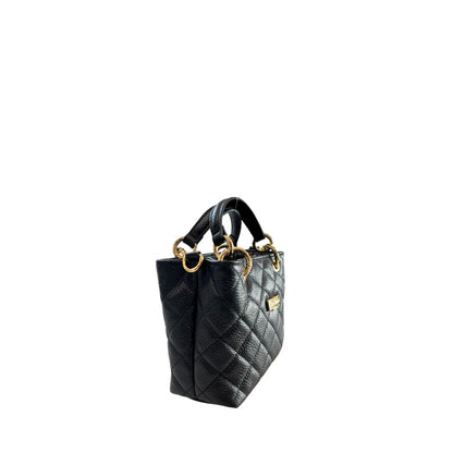 Baldinini Trend Black Leather Women Handbag