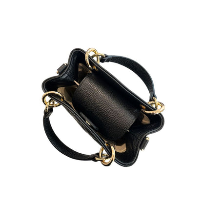 Baldinini Trend Black Leather Women Handbag