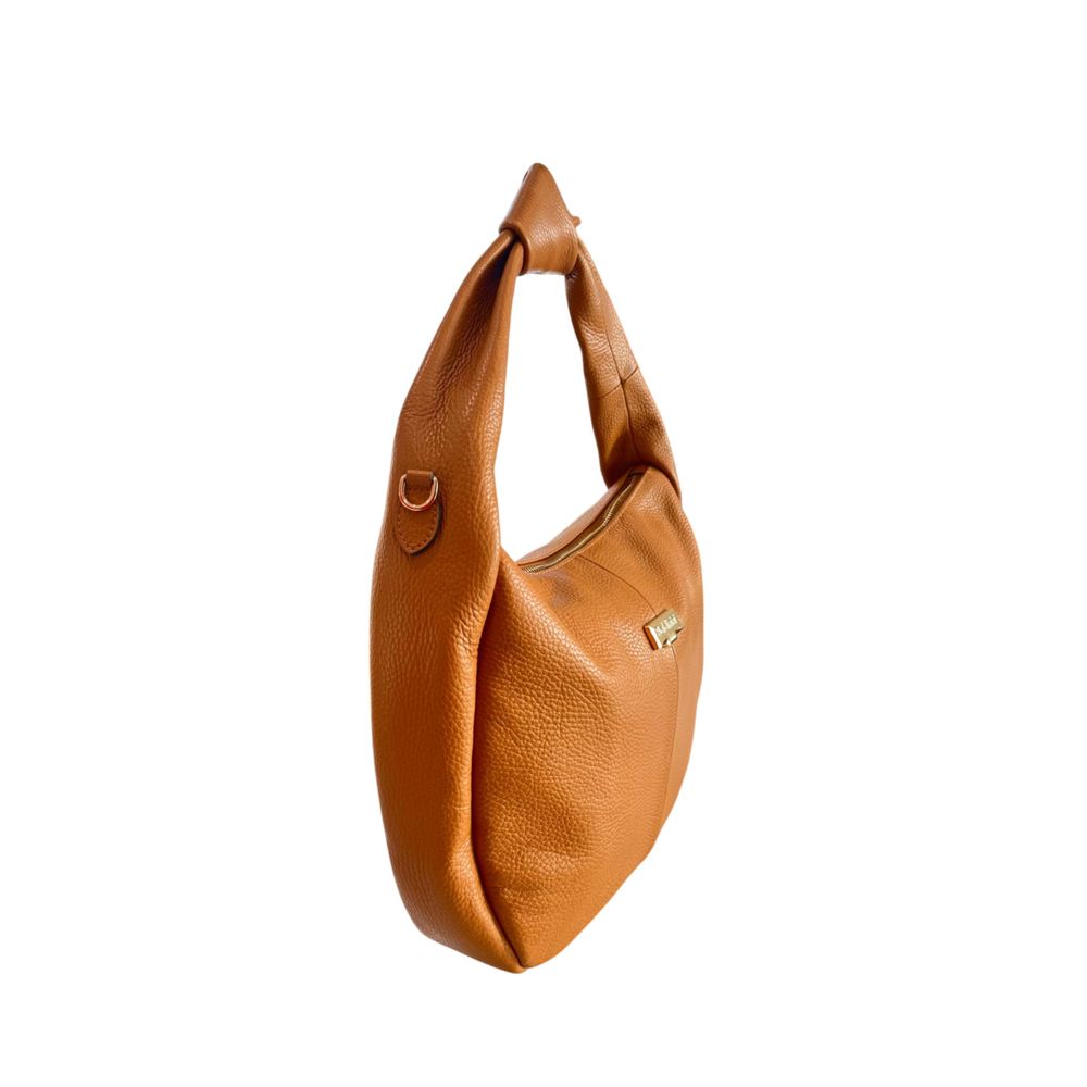 Baldinini Trend Brown Leather Women Shoulder Bag