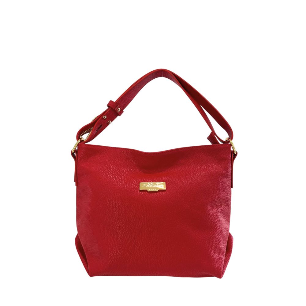 Baldinini Trend Red Leather Women Bag