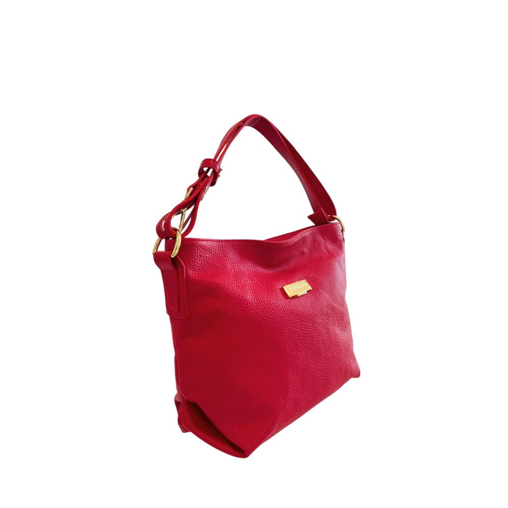Baldinini Trend Red Leather Women Bag