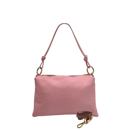 Baldinini Trend Pink Leather Women Bag