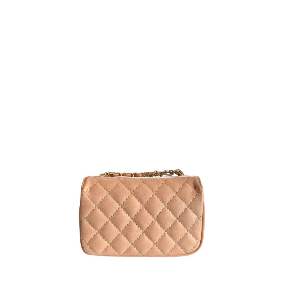 Baldinini Trend Pink Leather Women Crossbody Bag