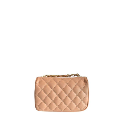 Baldinini Trend Pink Leather Women Crossbody Bag