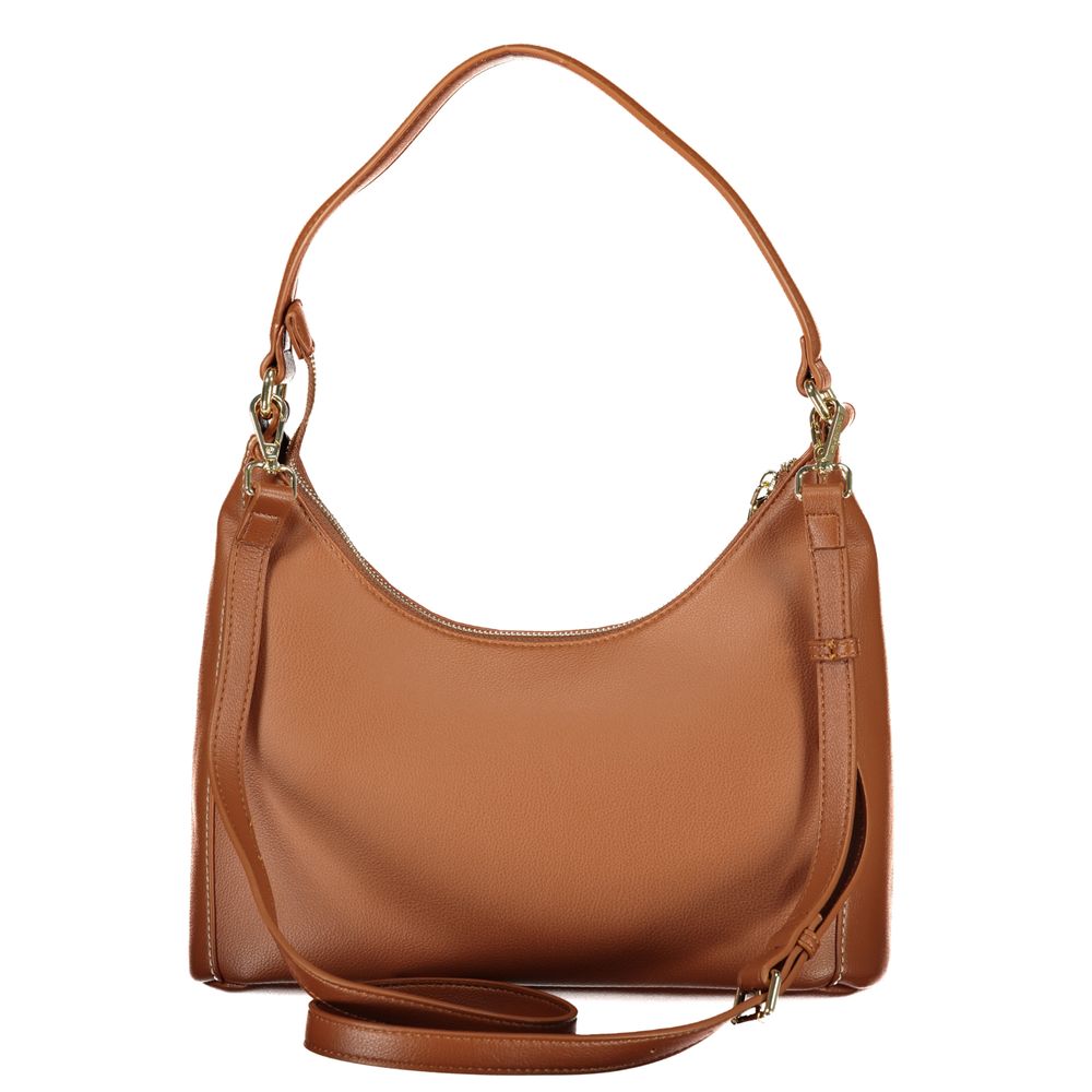 Mario Valentino Brown Polyurethane Women's Bag
