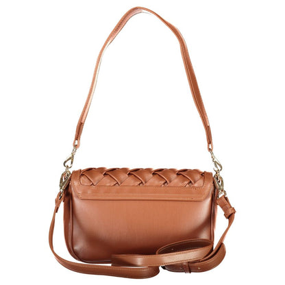 Mario Valentino Brown Polyurethane Women's Bag