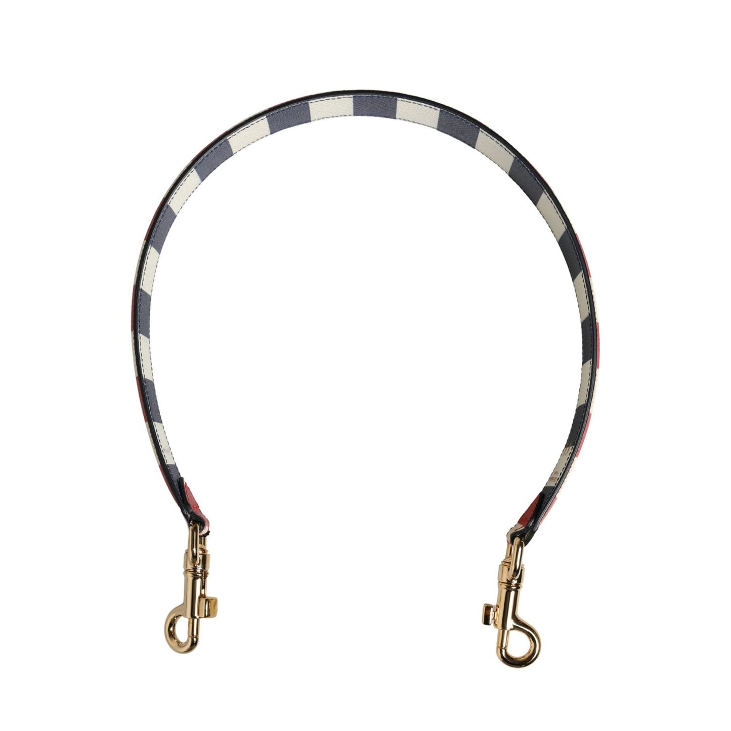 Dolce & Gabbana Multicolor Leather Striped Bag Accessory Shoulder Strap