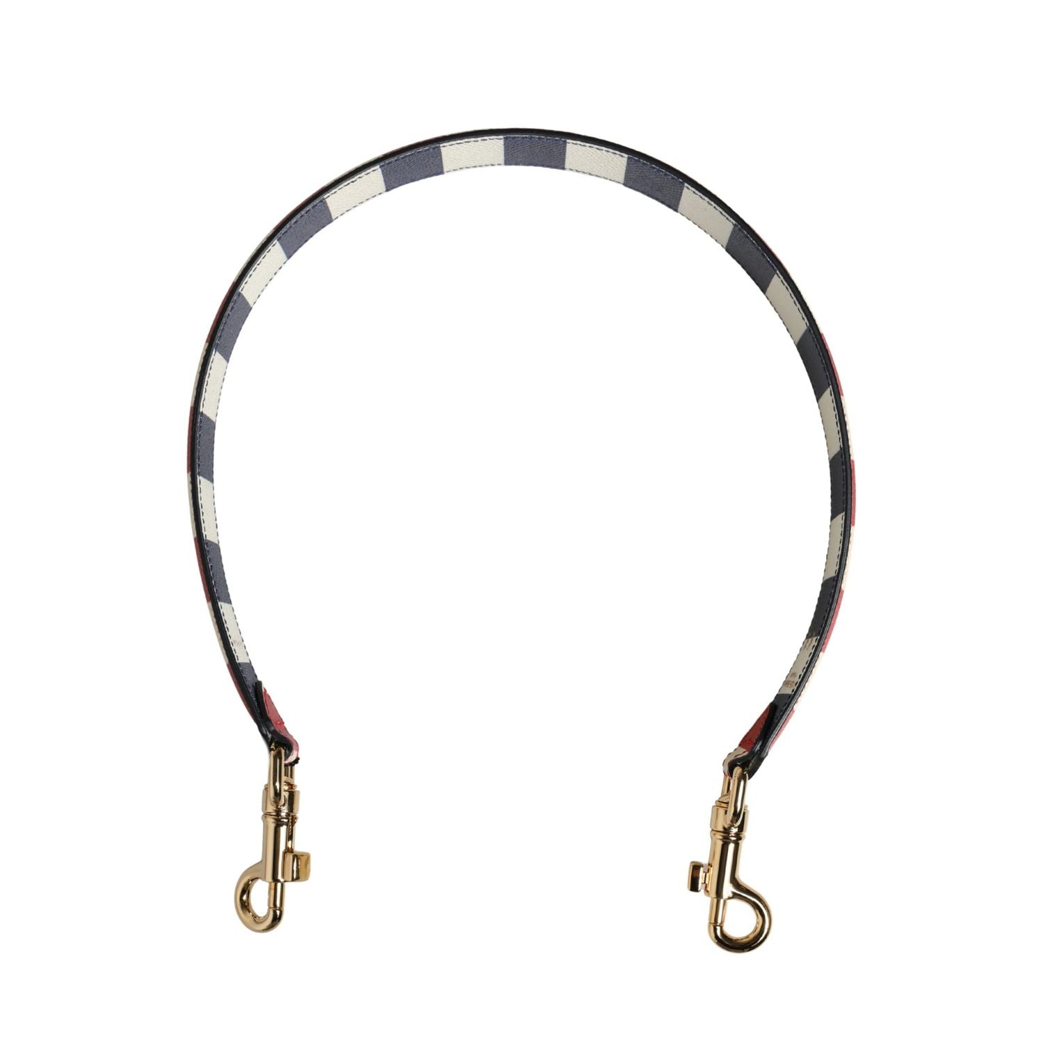 Dolce & Gabbana Multicolor Leather Striped Bag Accessory Shoulder Strap