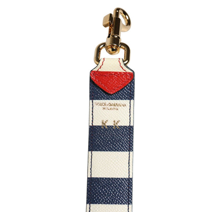 Dolce & Gabbana Multicolor Leather Striped Bag Accessory Shoulder Strap