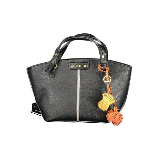 Mario Valentino Black Polyurethane Women's Bag