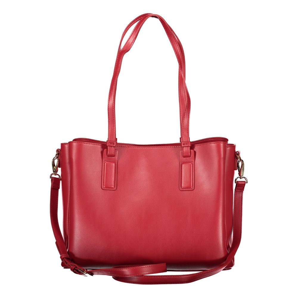 Mario Valentino Rosso Polyurethane Women's Bag