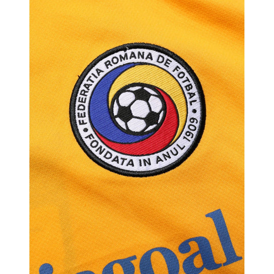 Adidas Yellow Polyester Balenciagoal CrewNeck Jersey T-shirt