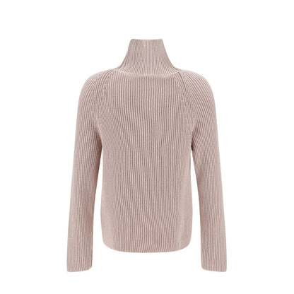 Ami Paris Multicolor Cotton Turtleneck