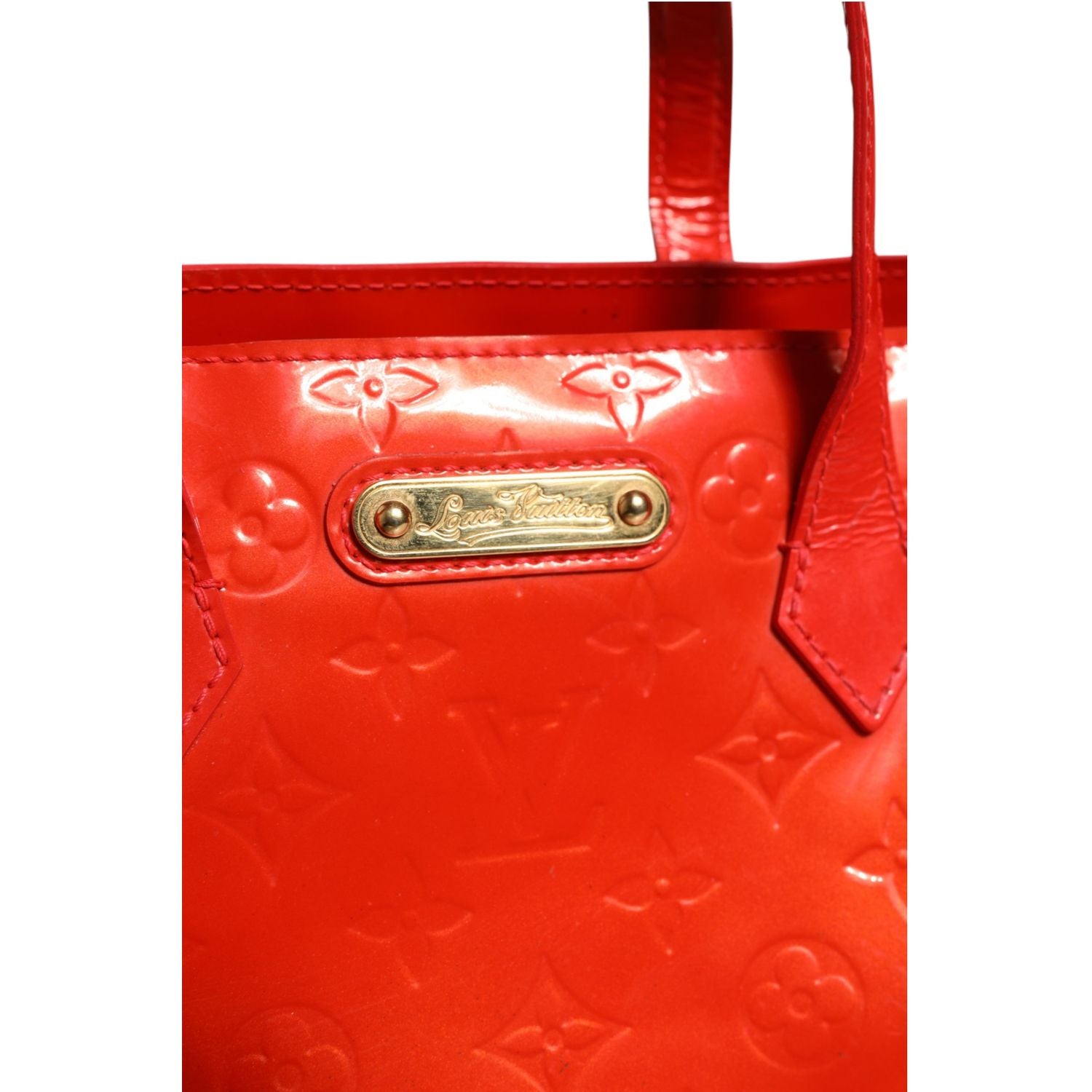 Louis Vuitton Red Monogram Vernis Wilshire PM