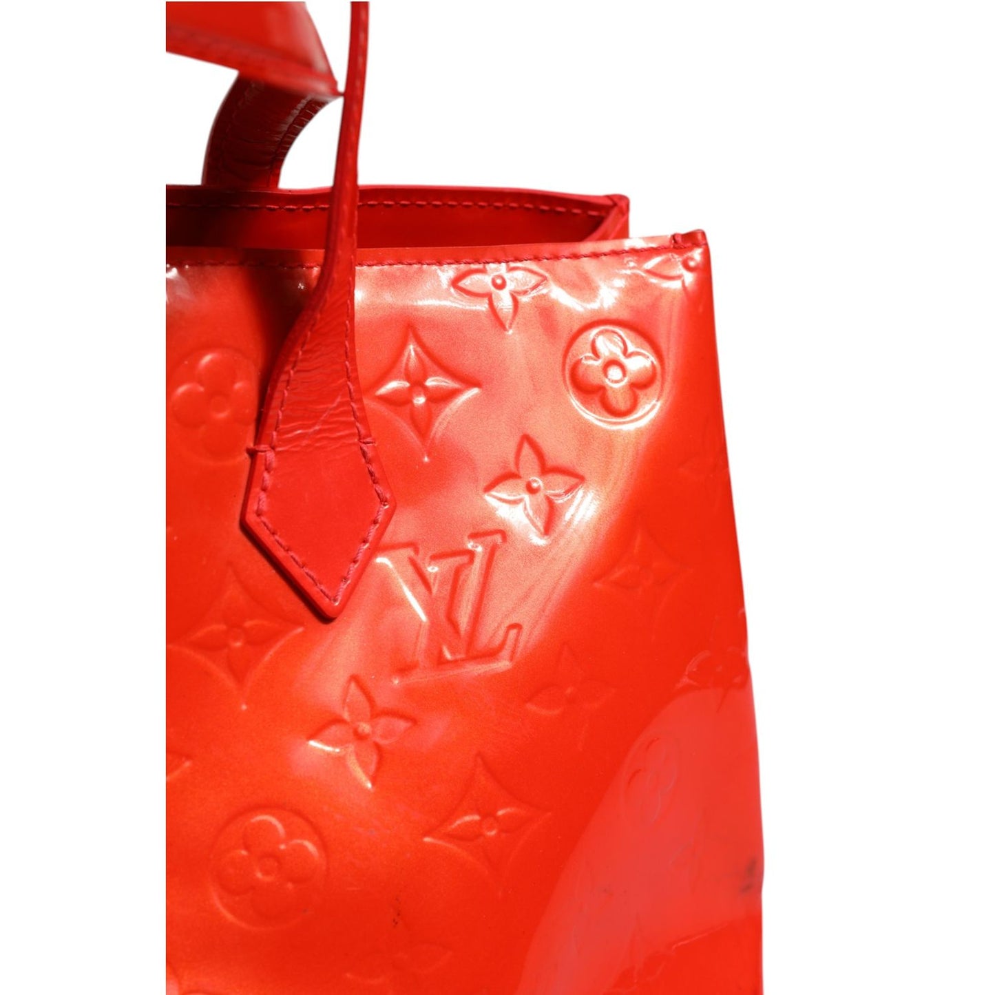Louis Vuitton Red Monogram Vernis Wilshire PM