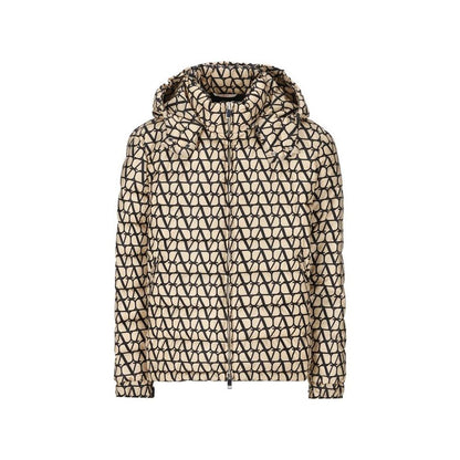Valentino Garavani Beige Polyamide Full-Length Jacket