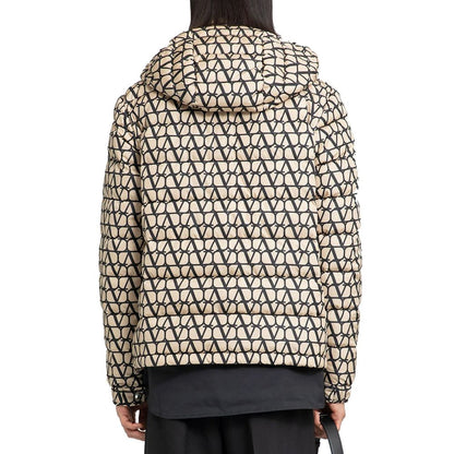 Valentino Garavani Beige Polyamide Full-Length Jacket