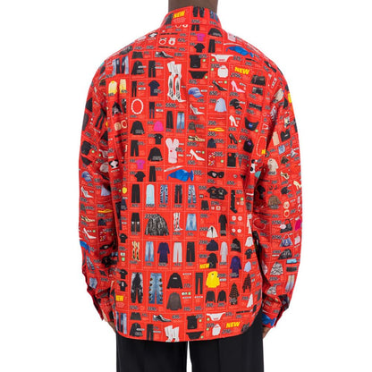 Balenciaga Multicolor Cotton Dress Shirt