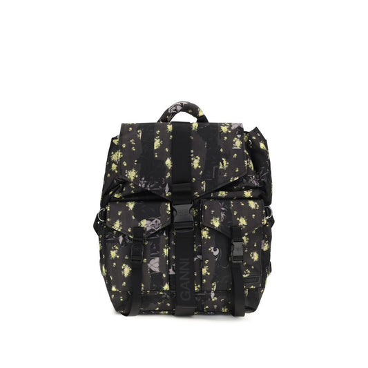 Ganni The Re-tech Nylon print Backpack