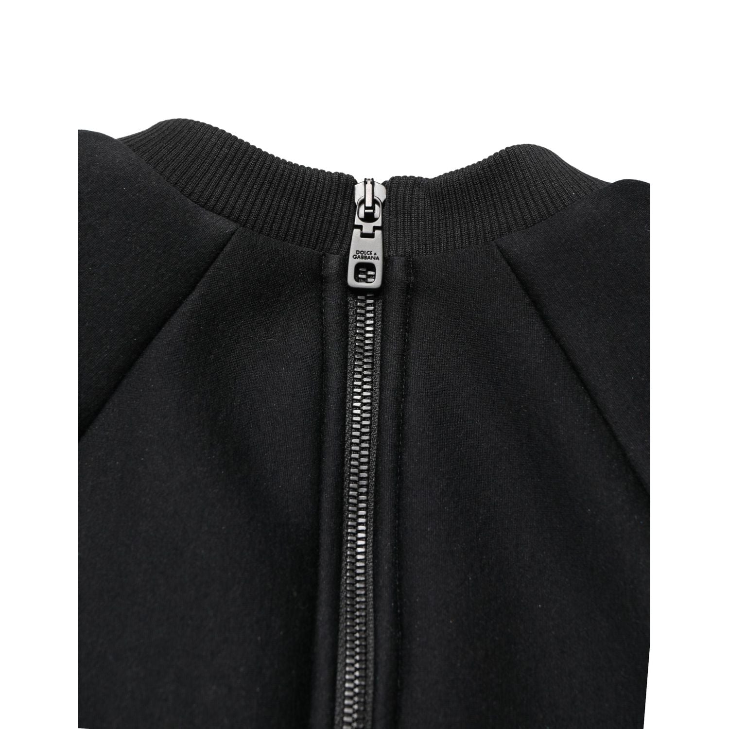 Philosophy Black Cropped ZipperBack Sweatshirt Sweater