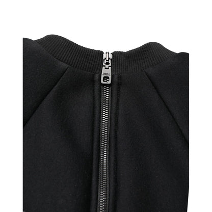 Philosophy Black Cropped ZipperBack Sweatshirt Sweater