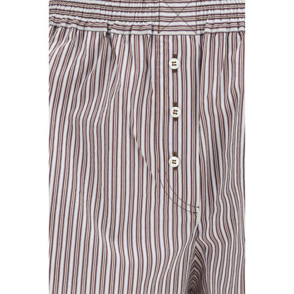 Brunello Cucinelli Multicolor Cotton Bermuda Shorts