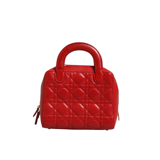 Christian Dior Small Dior Toujours Bag Black Macrocannage Calfskin