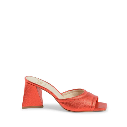 19V69 Italia Multicolor Leather Platform Sandals