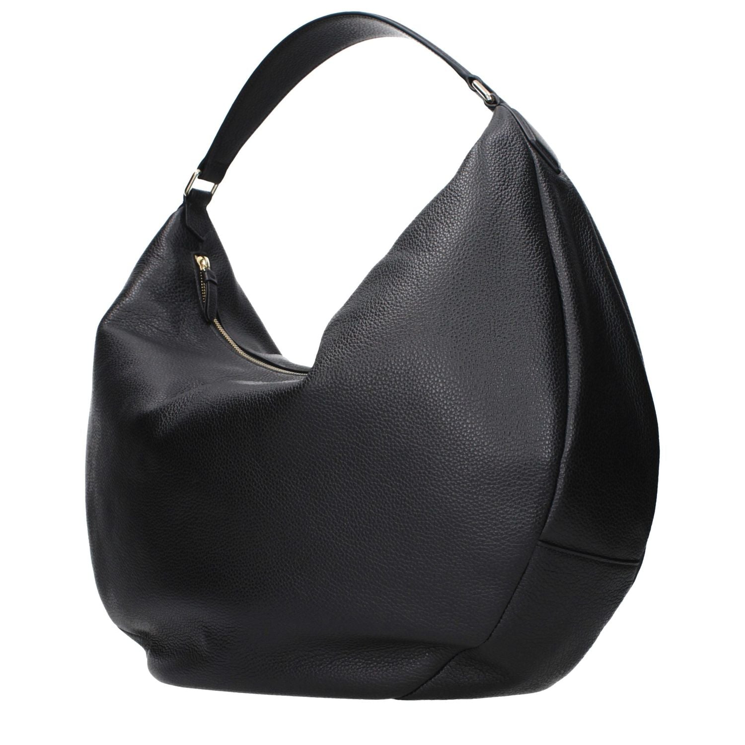 Jimmy Choo Black Leather Shoulder Bag